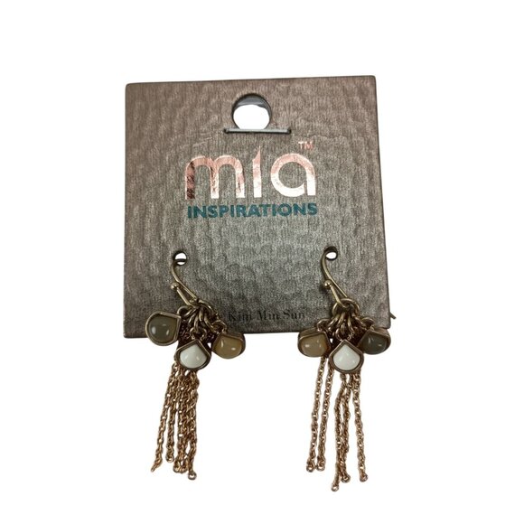 New Mia Collection Costume Jewelry Dangle Pierced Earrings - Picture 2 of 3